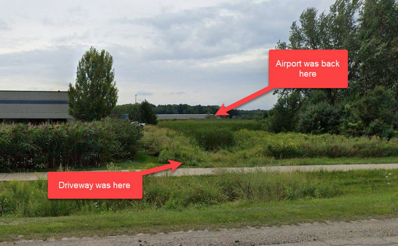 Spencer Landing Field - 2019 Street View (newer photo)